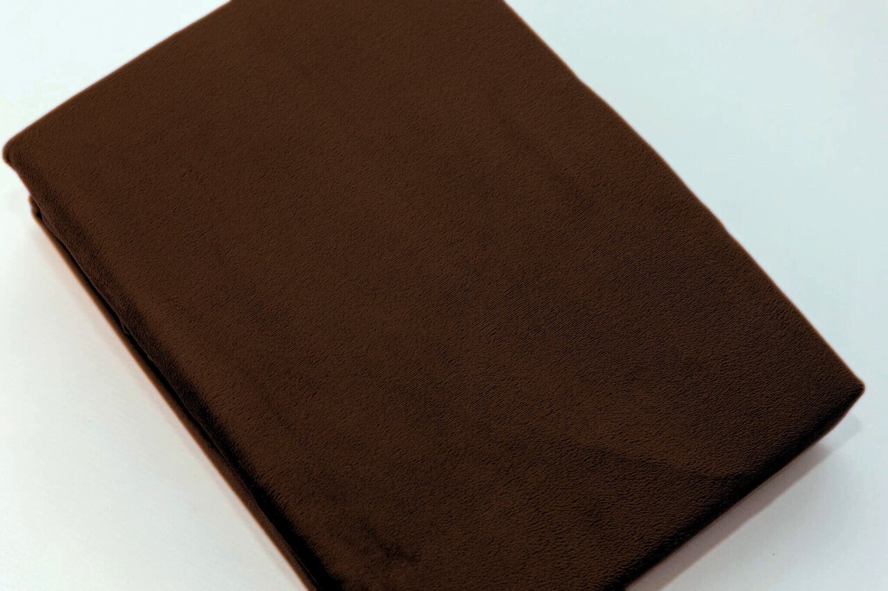 Beau Maison Velvet Duvet Cover Coffee Brown