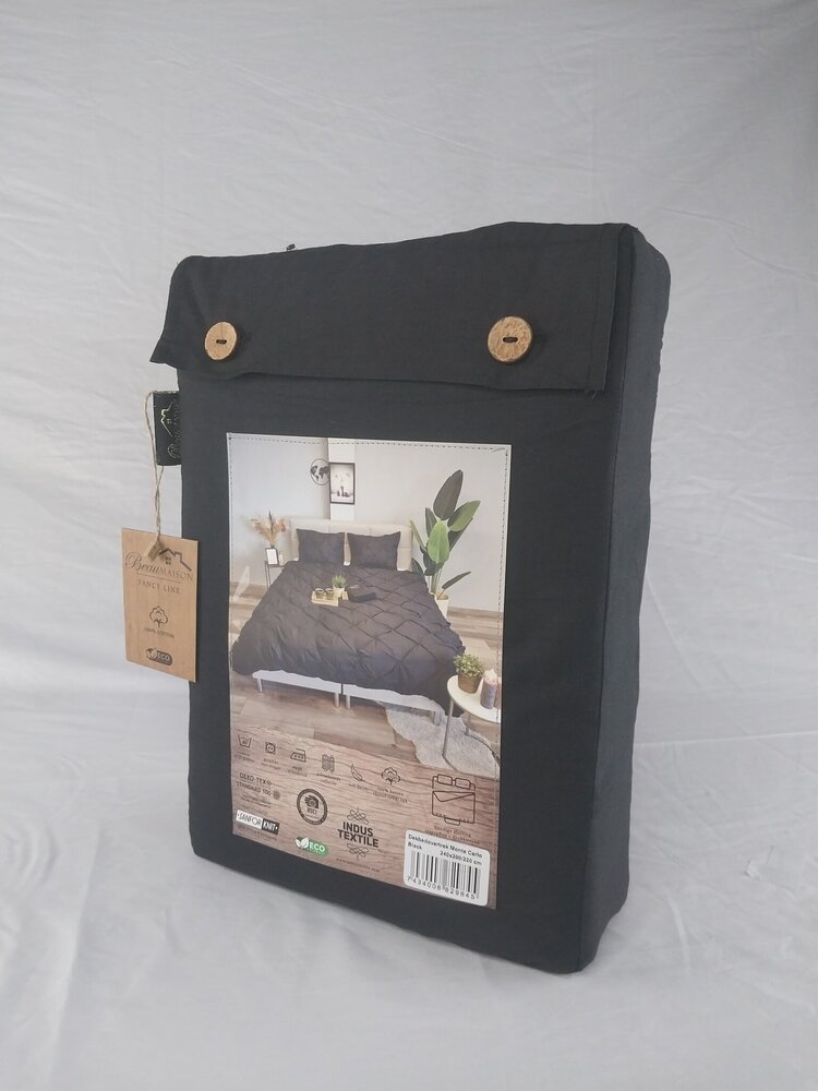 Beau Maison Duvet cover Monte Carlo Black Beau Maison Duvet cover Monte Carlo Black