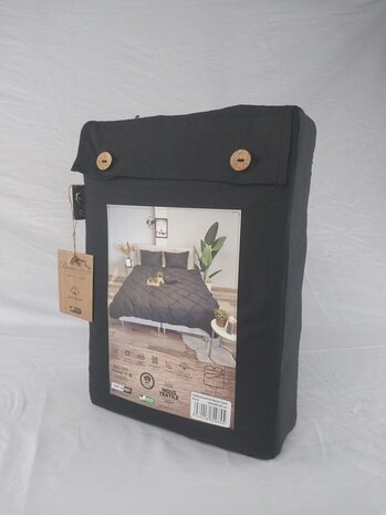 Beau Maison Duvet cover Monte Carlo Black Beau Maison Duvet cover Monte Carlo Black