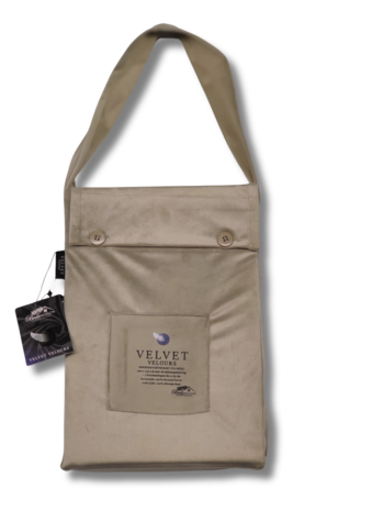 Beau Maison Velvet Duvet Cover Taupe/Grey