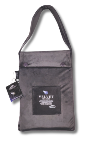 Beau Maison Bettbezug Samt Anthrazit/Dunkelgrau