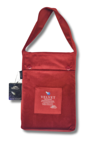 Beau Maison Fluwelen Dekbedovertrek Bordeaux-Rood Velvet/Velours