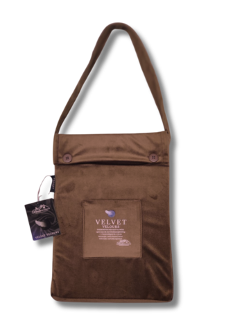 Beau Maison Velvet Duvet Cover Coffee Brown