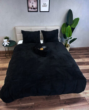 Beau Maison Teddy Fleece duvet cover Black