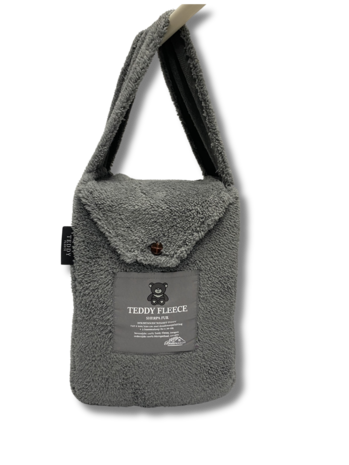 Beau Maison Bettbezug aus Teddyfleece in Grau