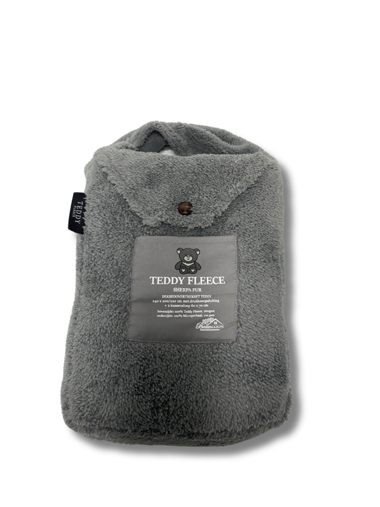 Beau Maison Teddy Fleece duvet cover Gray
