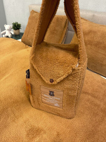 Beau Maison Teddyfleece-Bettbezug Caramel Latte