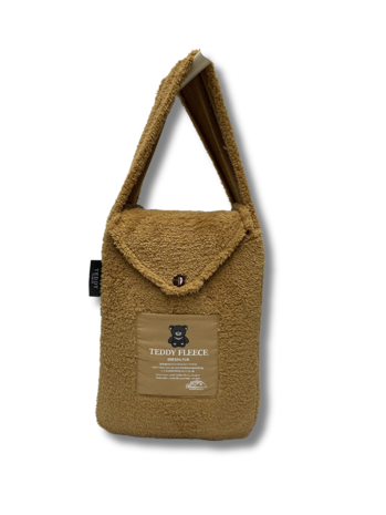 Beau Maison Teddyfleece-Bettbezug Caramel Latte