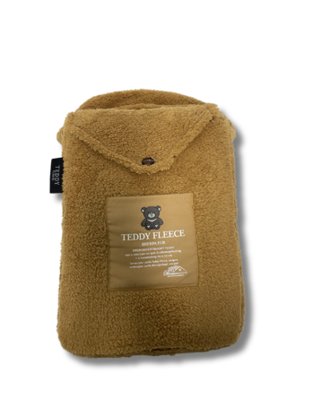 Beau Maison Caramel Latte Teddy Dekbedovertrek Beau Maison