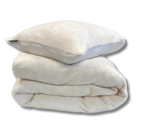 Beau Maison Pearl WhiteTeddy Dekbedovertrek Beau Maison Beau Maison Pearl WhiteTeddy Dekbedovertrek Beau Maison