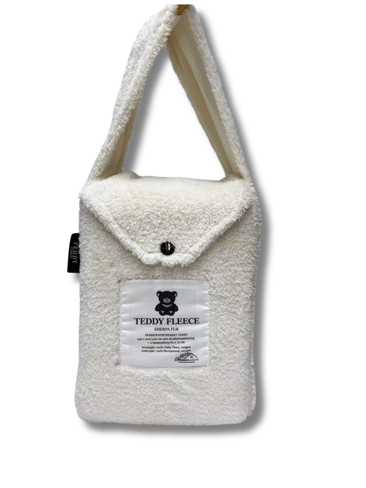 Beau Maison Pearl WhiteTeddy Dekbedovertrek Beau Maison Beau Maison Pearl WhiteTeddy Dekbedovertrek Beau Maison