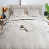 Beau Maison Fluwelen Dekbedovertrek Zilver