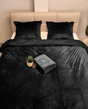 Beau Maison Bettbezug Samt Schwarz Beau Maison Bettbezug Samt Schwarz