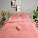 Beau Maison Fluwelen Dekbedovertrek Oud Rose