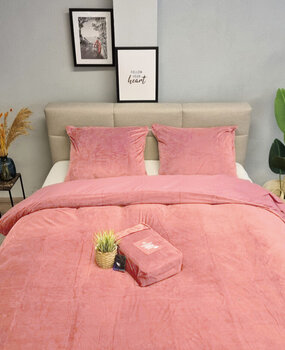 Beau Maison Velvet Duvet Cover Old Rose Beau Maison Velvet Duvet Cover Old Rose