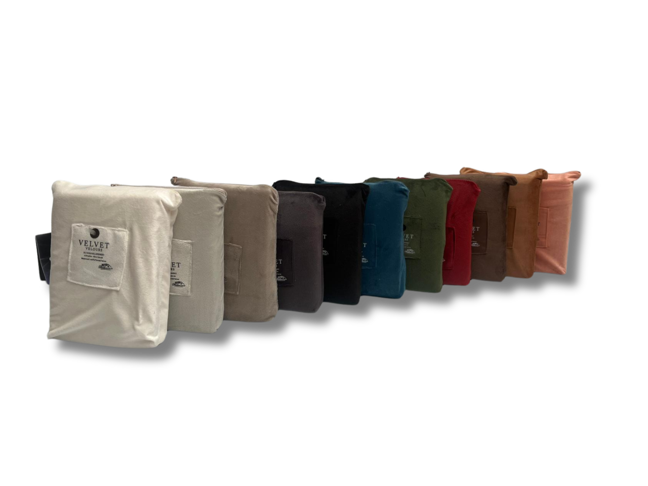 Beau Maison Velvet Pillowcases Nude Pink Velvet Velours