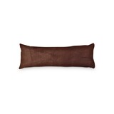 Beau Maison Velvet Body Pillow Pillowcase Coffee Brown