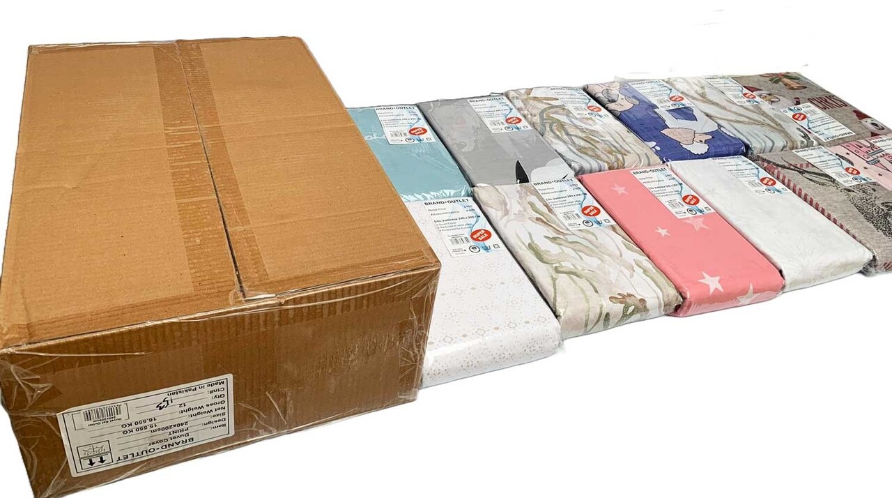 Stock Assorted Cotton Duvet Covers with Prints - Regenerated Cotton with Pillow Cases Stock Assorted Cotton Duvet Covers with Prints - Regenerated Cotton with Pillow Cases