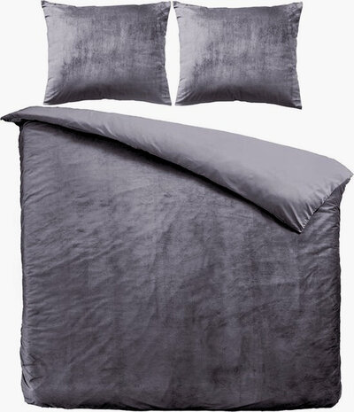 Beau Maison Velvet Duvet Cover Anthracite/Dark Grey Beau Maison Velvet Duvet Cover Anthracite/Dark Grey