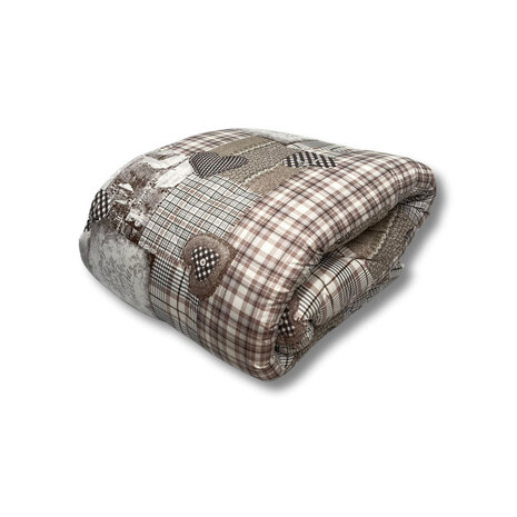 Beau Maison Printed duvet Beige-Taupe