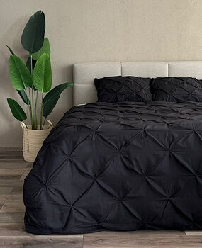 Beau Maison Dekbedovertrek Monte Carlo Zwart