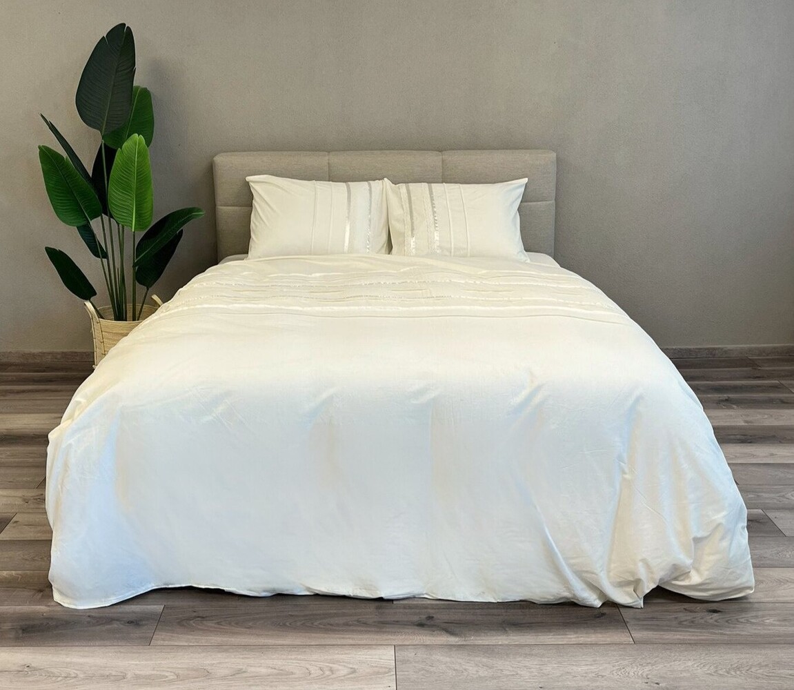 Beau Maison Dekbedovertrek Saint Paul Offwhite Beau Maison Dekbedovertrek Saint Paul Offwhite