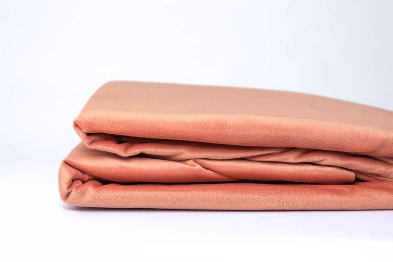 Beau Maison Samt-Bettbezug in Nude-Rosa Beau Maison Samt-Bettbezug in Nude-Rosa