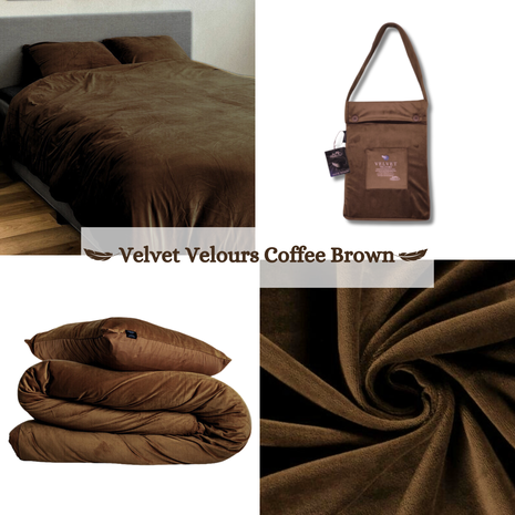 Beau Maison Fluwelen Dekbedovertrek Coffee Brown Beau Maison Fluwelen Dekbedovertrek Coffee Brown