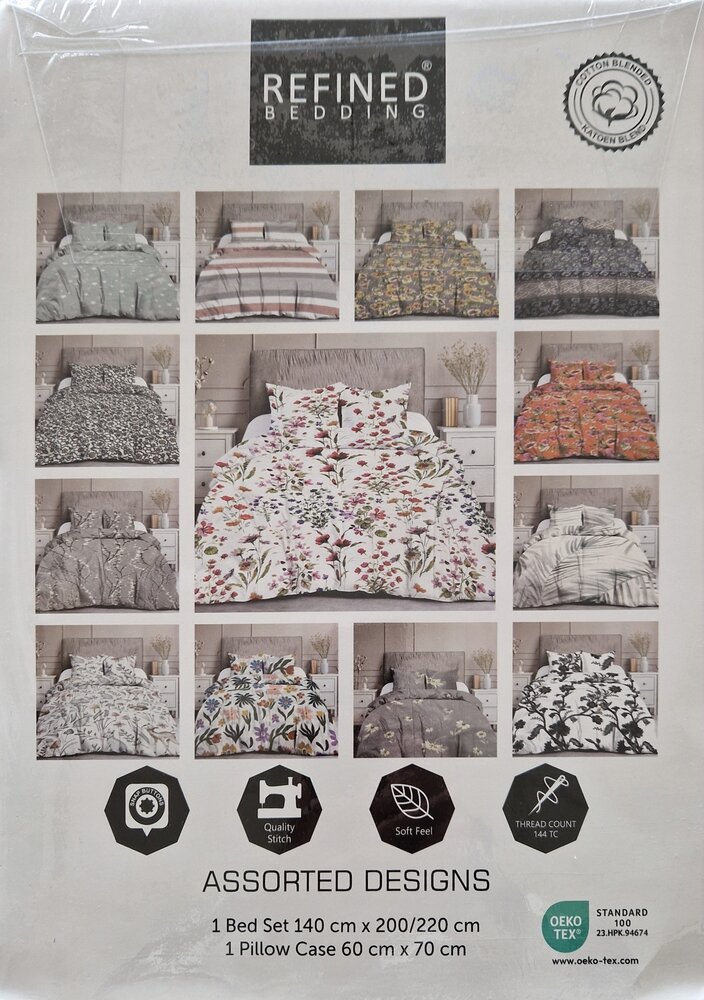 Refined Bedding Dekbedovertrek Assorti Sale 140x200/220cm