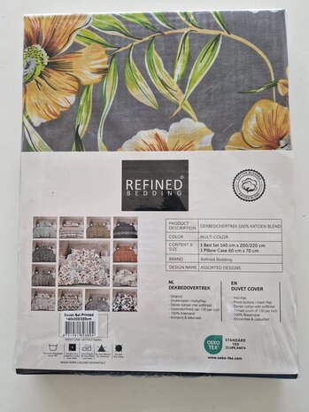 Refined Bedding Dekbedovertrek Assorti Sale 140x200/220cm