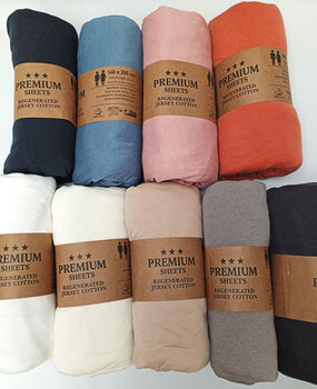 Stock Jersey Hoeslaken (rol) Assorti