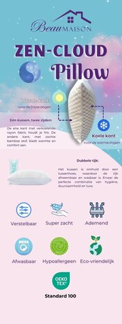 Zen-Cool 3D Pillow – For the Best Sleeping Experience Zen-Cool 3D Pillow – For the Best Sleeping Experience