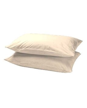 Beau Maison Cotton Pillowcases Sand - Set of 2