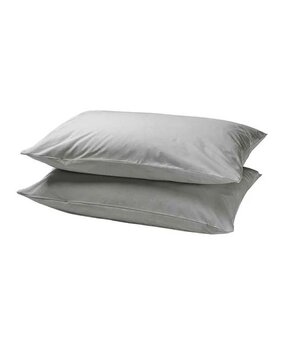 Beau Maison Cotton Pillowcases Grey - Set of 2