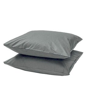 Beau Maison Cotton Pillowcases Anthracite - Set of 2