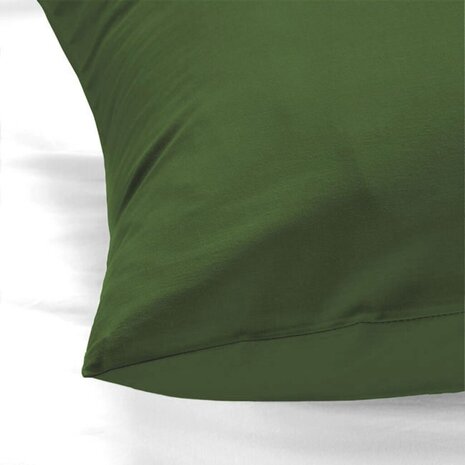 Beau Maison Set of 2 Cotton Pillowcases Green - Breathable, Anti-Allergic & OEKO-TEX Certified! Beau Maison Set of 2 Cotton Pillowcases Green - Breathable, Anti-Allergic & OEKO-TEX Certified!