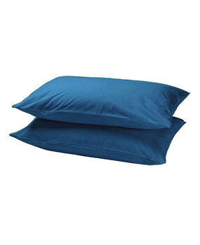 Beau Maison Cotton Pillowcases Blue - Set of 2