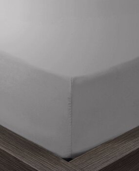 Beau Maison Fitted sheet Cotton Grey