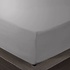 Fitted sheet Cotton Grey