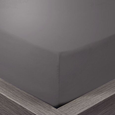 Beau Maison Katoenen Hoeslaken Antraciet - Diepe, Stijlvolle Kleur met Duurzame Verpakking & OEKO-TEX Certificering Beau Maison Katoenen Hoeslaken Antraciet - Diepe, Stijlvolle Kleur met Duurzame Verpakking & OEKO-TEX Certificering