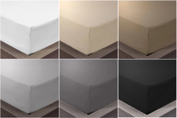 Beau Maison Cotton Fitted Sheet Taupe - Luxurious Comfort in Earthy Tone with Sustainable Packaging & OEKO-TEX Certification