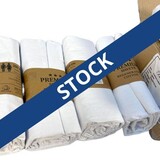 Stock Cotton Fitted Sheet White (roll)