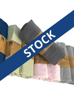 Stock Cotton Fitted Sheet Assorted (roll)