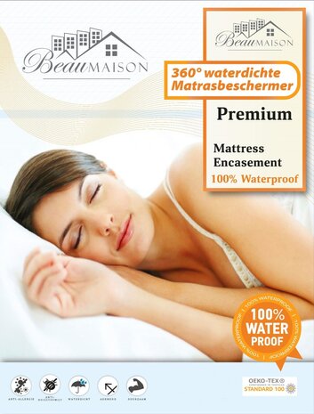 Beau Maison Premium Mattress Renewer - 100% waterproof with zipper Beau Maison Premium Mattress Renewer - 100% waterproof with zipper