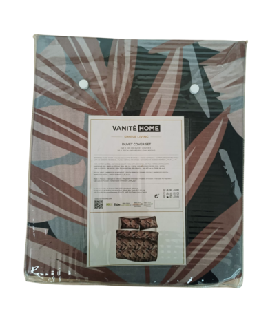 Stock Duvet cover Cotton Satin Tropical Escape Stock Duvet cover Cotton Satin Tropical Escape