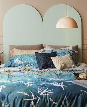 Stock Duvet cover Cotton Satin Raining Daffodils - Duvet cover 240x220