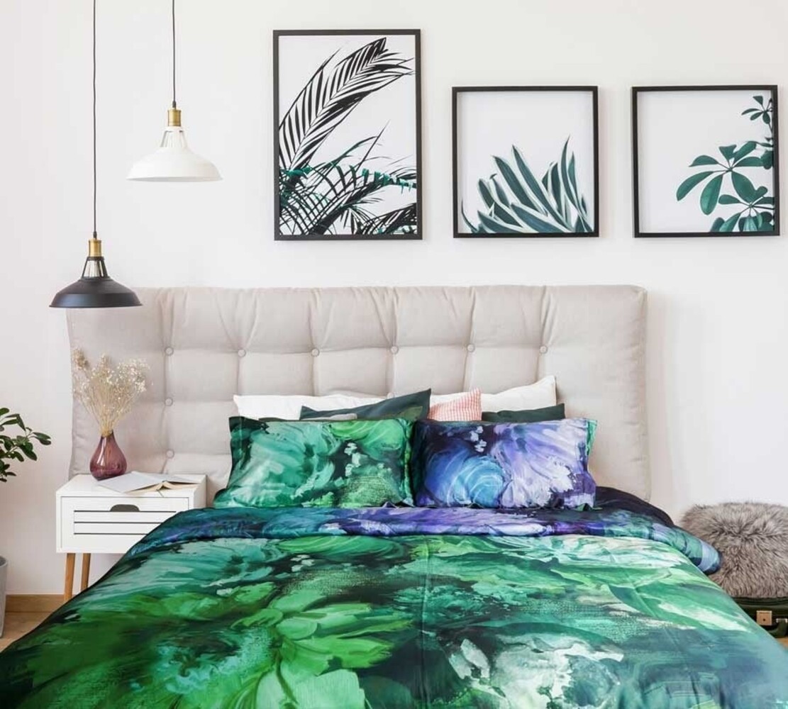 Stock Florista Cotton Satin Duvet Cover - Twin Duvet Cover