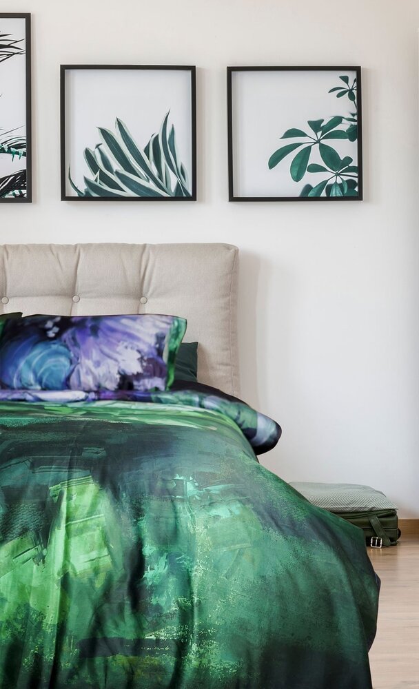 Stock Florista Cotton Satin Duvet Cover - Twin Duvet Cover