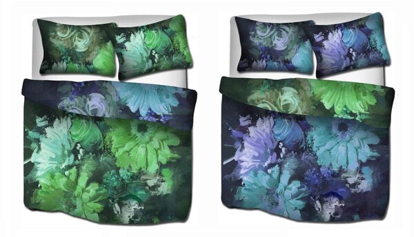 Stock Florista-Bettbezug aus Baumwollsatin – Bettbezug für Doppelbetten