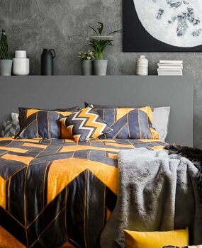 Stock Duvet cover Cotton Satin Night Aroma - Duvet cover 240x220